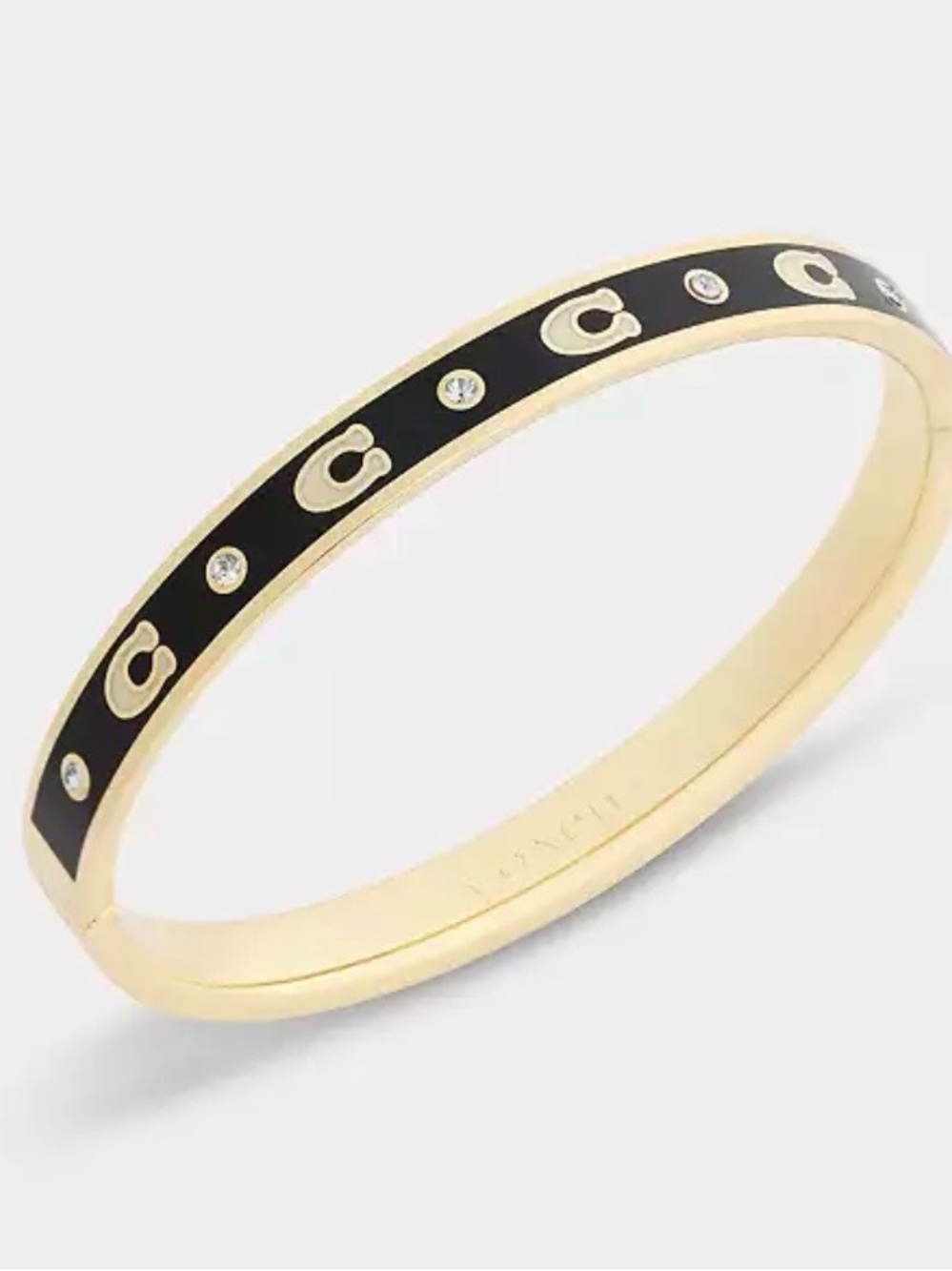 Coach Repeated C Hinged Bangle